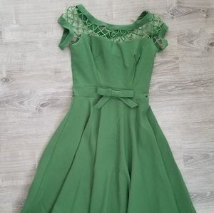Flouncy Green Dress | Modcloth